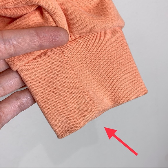 Pangaia 365 Midweight Set: Crew Sweatshirt & Shorts (Sz S/XS) Peach Perfect - Picture 6 of 16